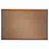 Quartet Prestige Bulletin Board, Brown Graphite-Blend Surface, 48 x 36, Cherry Frame B244LC